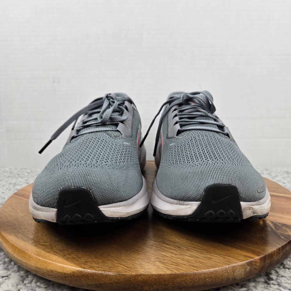 Nike Mens 11.5 Pegasus 41 Cool Grey Bright Crimson Road Running Shoe FD2722-013 - Picture 4 of 13